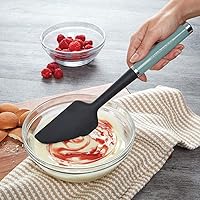 Vista 2 de KitchenAid Espátula raspadora clásica, cielo aguamarina