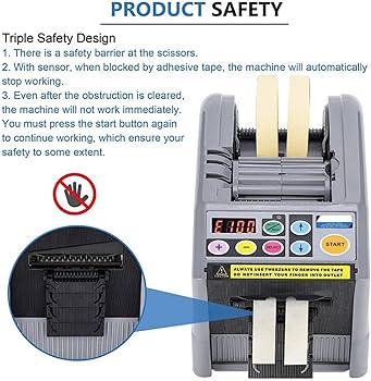 Amazon.co.jp: 電動テープディスペンサー 自動テープカッター 6-60mm幅