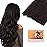 DOORES Sew in Extensions Human Hair Real Hair, 16 Inch Dark Brown 50g, Extensions Virgin Human Hair Weft Hair Extensions