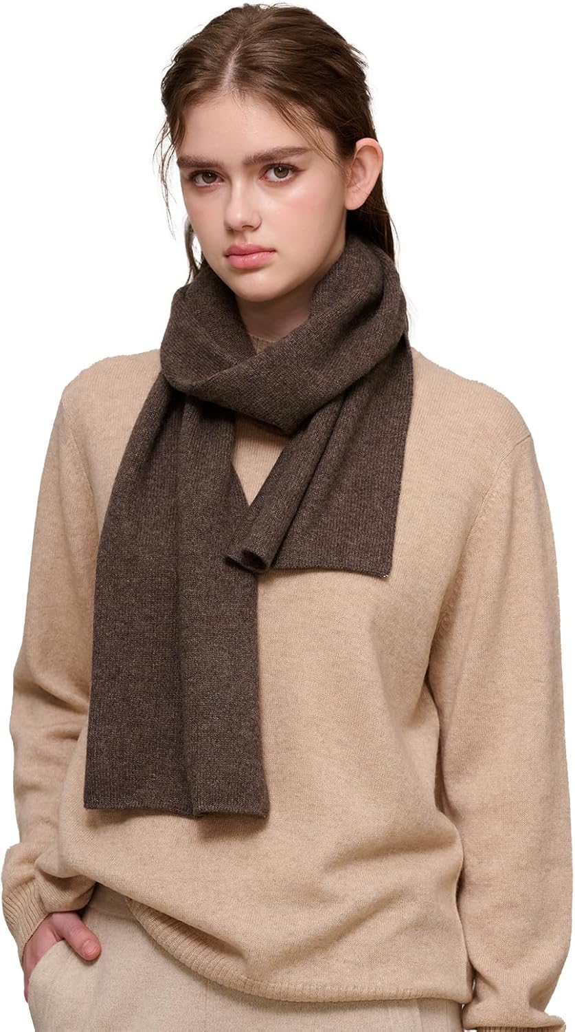 Luxury 100% Cashmere Scarf for Women & Men, 59''x10'' Extra Warm Winter Scarf, Blanket Scarves in Premium Gift Box - Image 3
