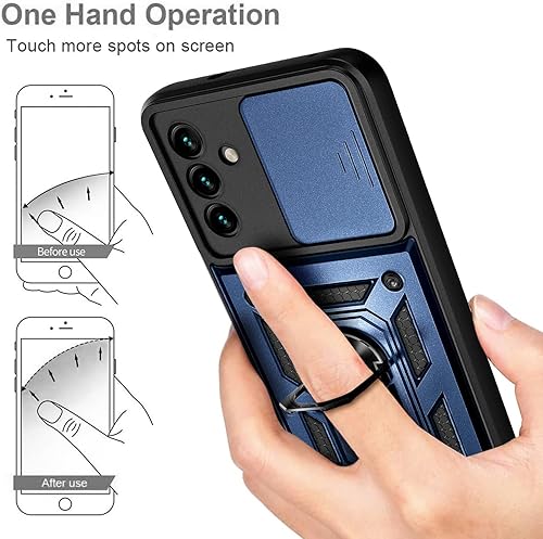 Miniatura 2 de NZND Funda para Samsung Galaxy A13 5G con protector de pantalla de vidrio templado (cobertura máxima), cubierta de cámara, protección de cuerpo