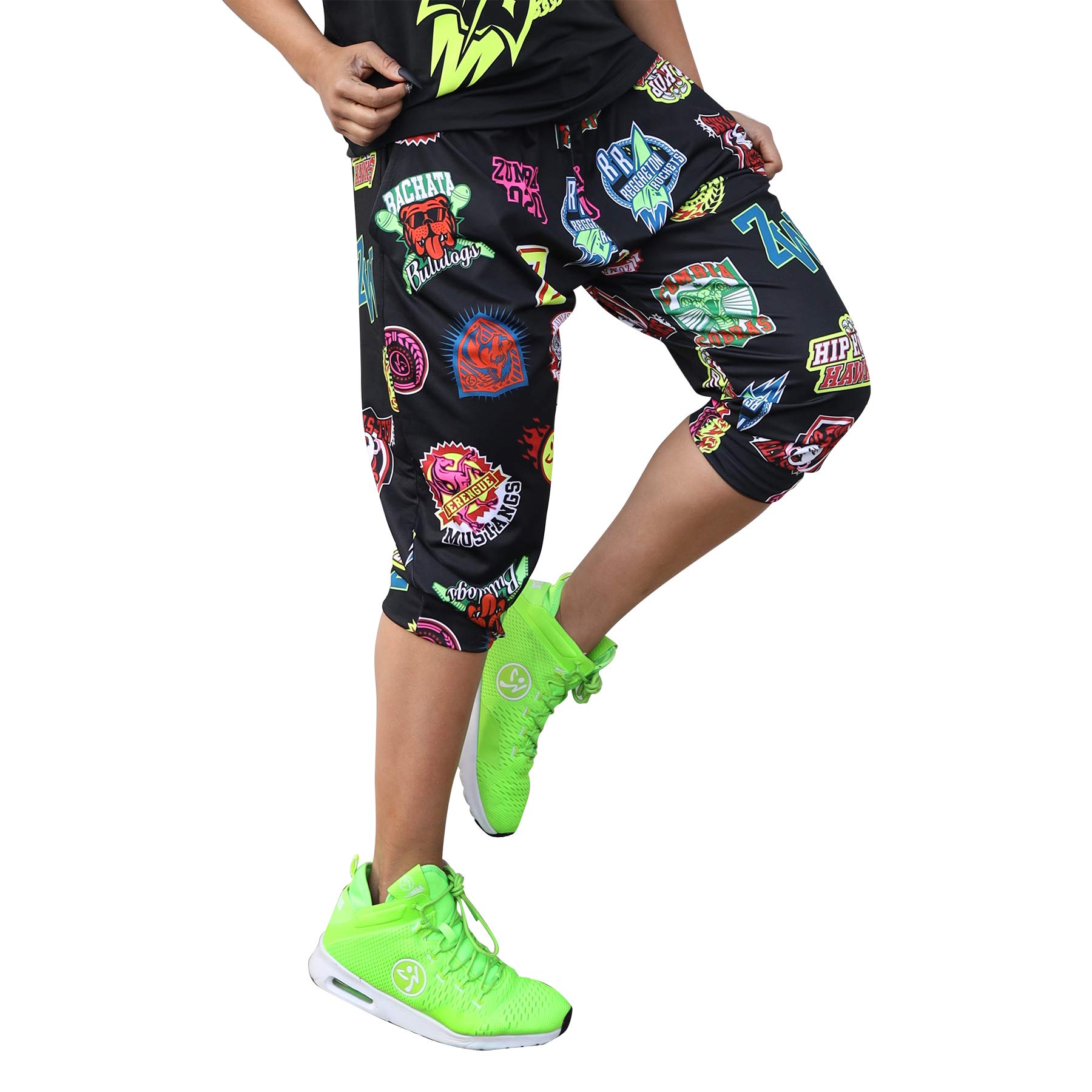 Soft Lightweight Activewear Capri Harem Fitness Workout Pants for Women