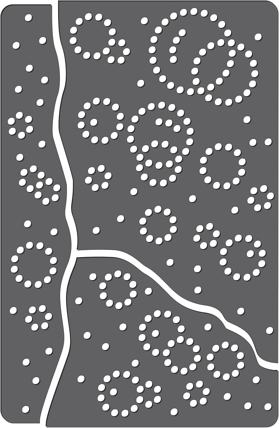 Rhinestone Genie Bubbles Magnetic Rhinestone Template, Black