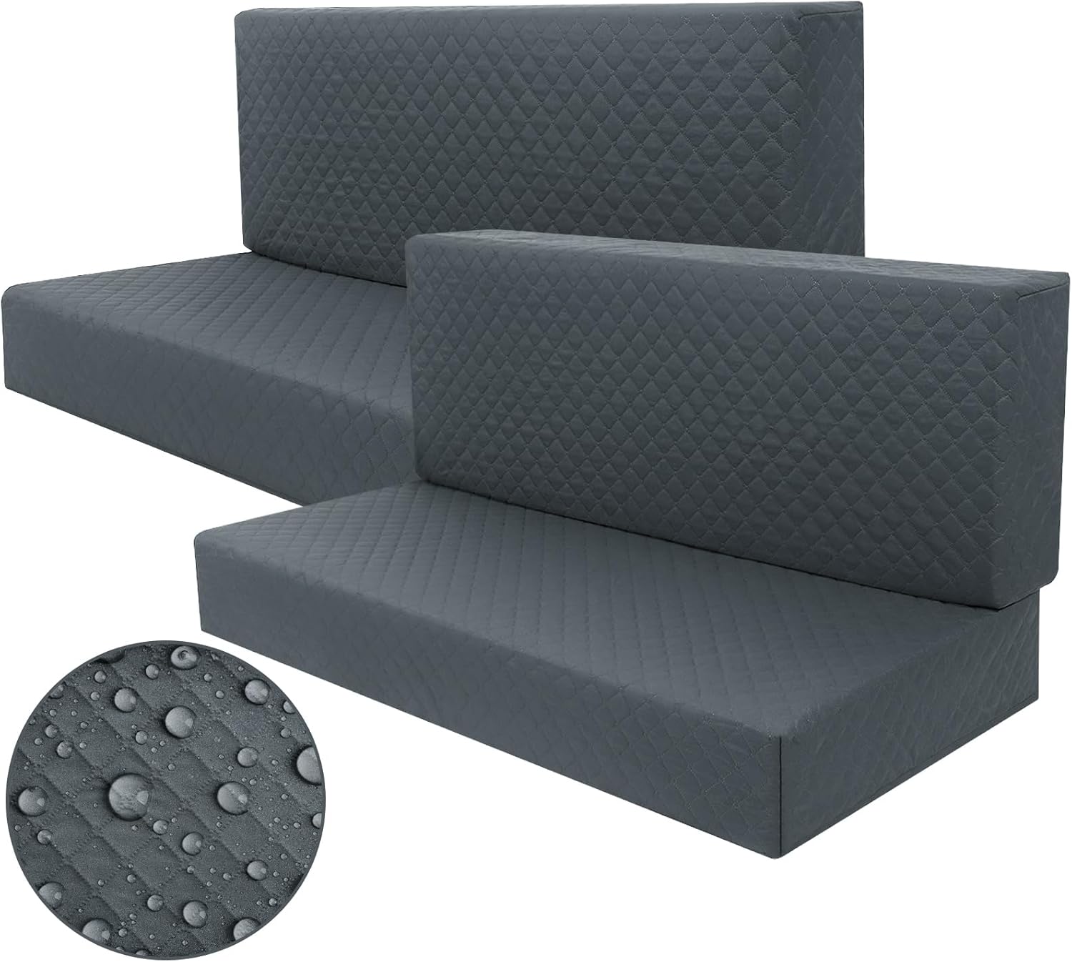 Buryeah 2 Set RV Cushion Covers Elastic Cushion