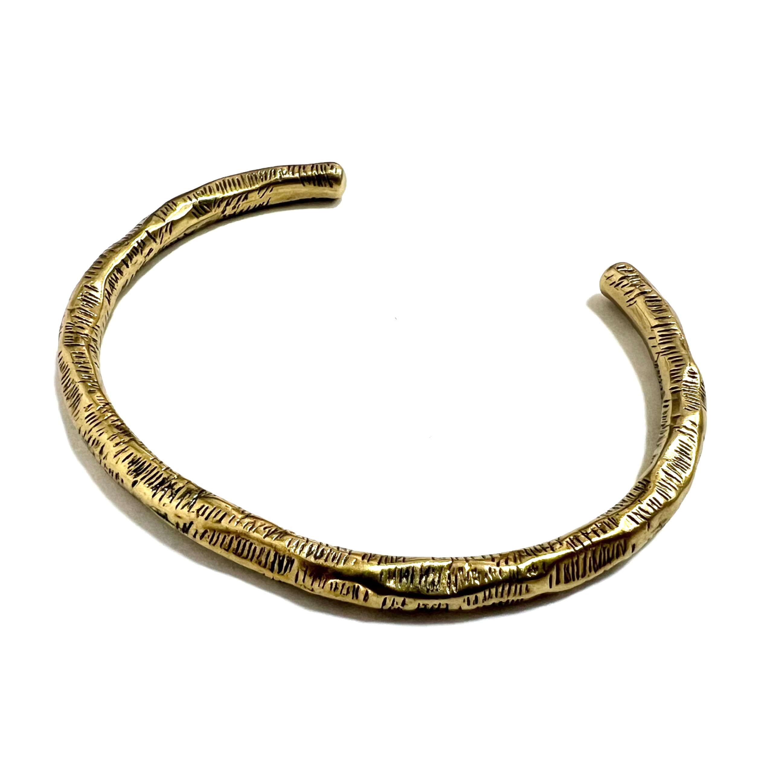 Brass Copper Bangle Bracelet Accessory, Stylish, Women's, Men's, Simple, Anti-static