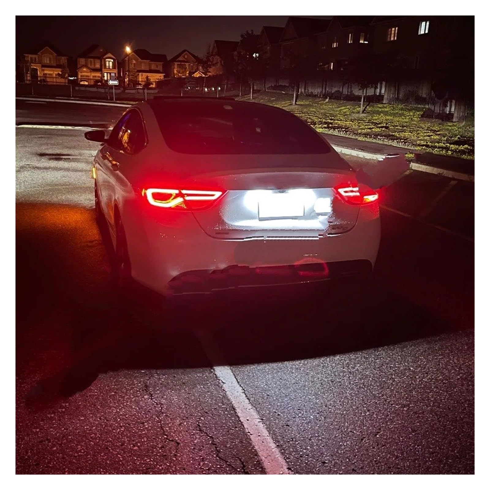 Coche Lámpara Numero Para Chrysler 200 2015-2017 Luces LED De Matrícula Traseras Blancas 2 Unidades