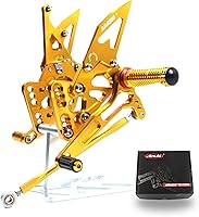 Vista 20 de Arashi (Versión 2.0) Estriberas traseras ajustables para SUZUKI SV650 SV650S SV650X 2016-2023 Accesorios de motocicleta Estriberas reposapiés juego