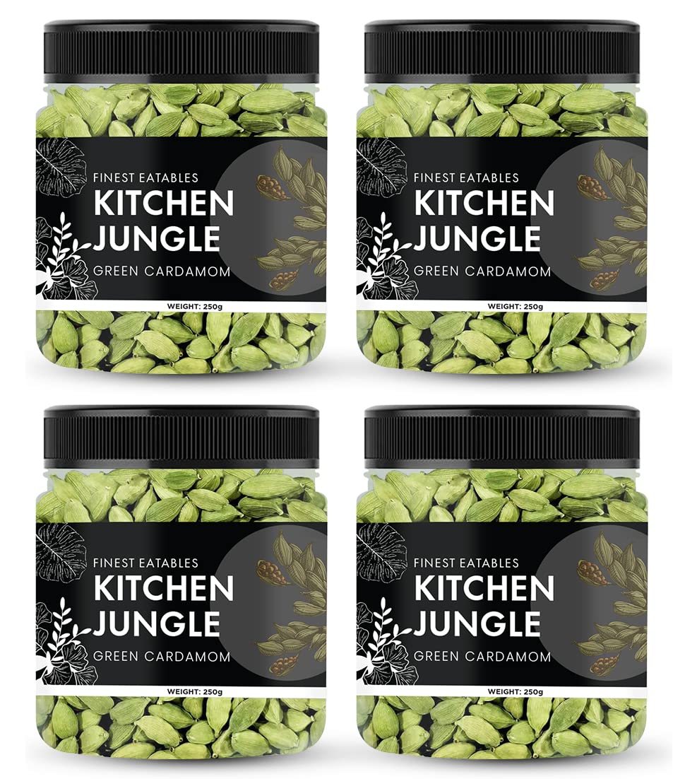 Kitchen Jungle Cardamom Green, Elaichi 100 gm [ Small/Medium/Bold 8mm ] (BOLD PACK OF 4) (B09V5QF8GQ) Amazon Price History, Amazon Price Tracker