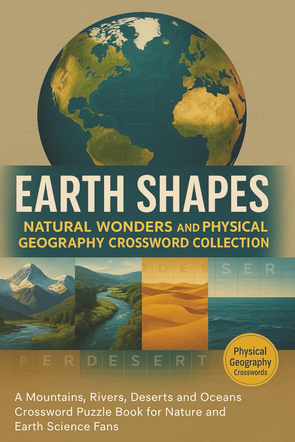 Earth Shapes: Natural Wonders and Physical Geography Crossword Collection: A Mountains, Rivers, Deserts and Oceans Crossword Puzzle Book for Nature and Earth Science Fans