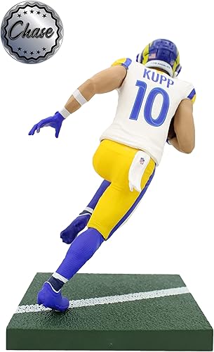 Miniatura 4 de Cooper Kupp (LA Rams) CLARKtoys Exclusive Imports Dragon NFL - Figura de persecución de 6 pulgadas