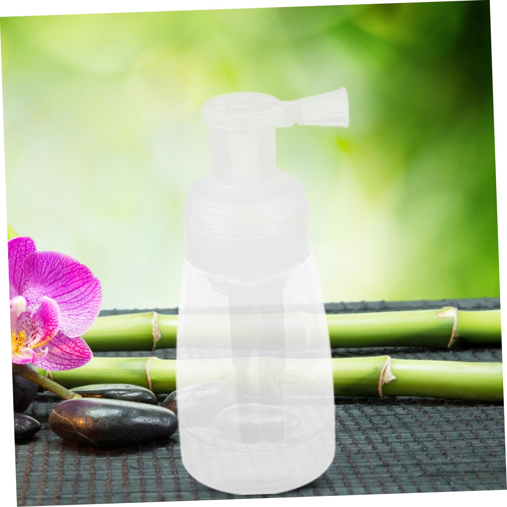 FOMIYES Botella Rociadora de Polvo Rellenable Dispensador de Polvo Seco