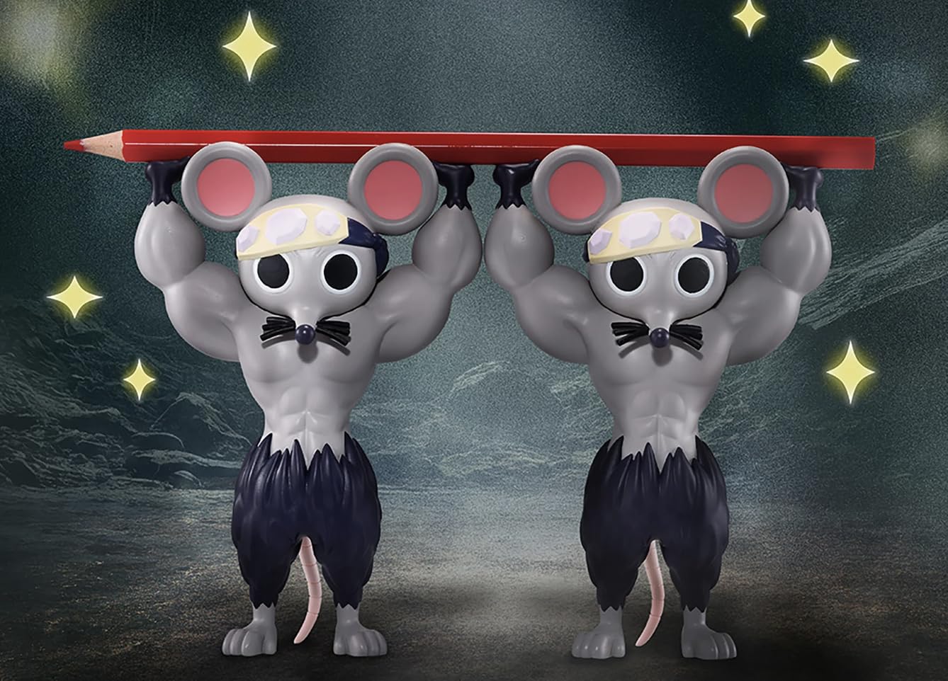 鬼滅の刃　天元　ムキムキねずみ　フィギュア 鬼滅の刃 Fluffy Puffy～ムキムキねずみ～│株式会社BANDAI