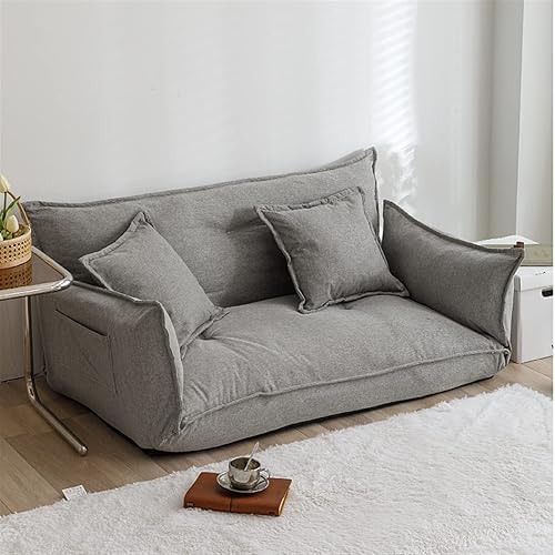 Miniatura 2 de Wonzone Sf - Puf de diseño moderno, sofá cama con posición ajustable, estilo japonés, muebles de sala de estar, sofá plegable reclinable