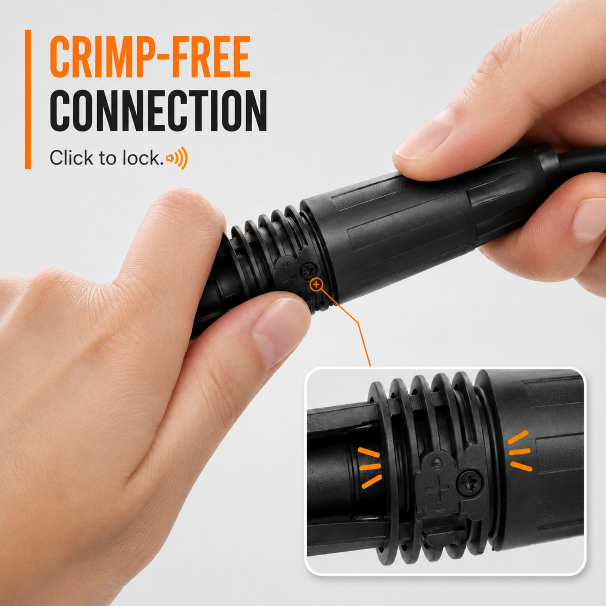 Weidmüller Set di 5 Connettori Fotovoltaici Snap In per Cavi 4-6 mm² | Spina solare per 1.500 V DC, montaggio senza attrezzi né crimpatura, conforme IEC 62852, ideale per impianti solari