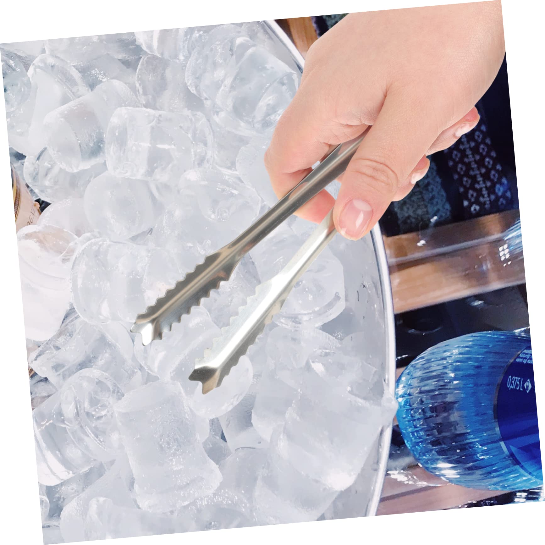 IMIKEYA Juego de Bolsas de Hielo Resistentes Martillo de Madera Picado y Pala Plegable para Bar y Accesorios Cocina Hogar