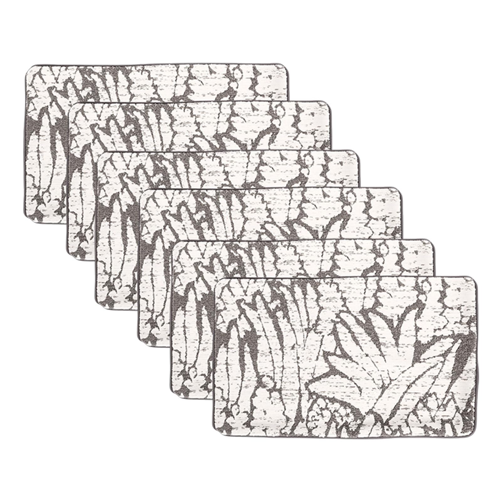 Generic Dom Wiejski Dekoracyjny Poliestrowy Poszewka na poduszkę Miękki Jasnoszary na sofę do Salonu 6szt (50,8 x 30,5 cm / 20 x 12 cali)