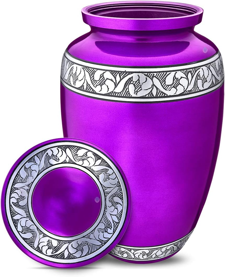 GetUrns Classic Mulberry Purple Adult Cremation Urn for Ashes
