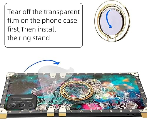 Miniatura 3 de nancheng Funda cuadrada para teléfono Motorola Moto G Stylus 2021 4G Flor