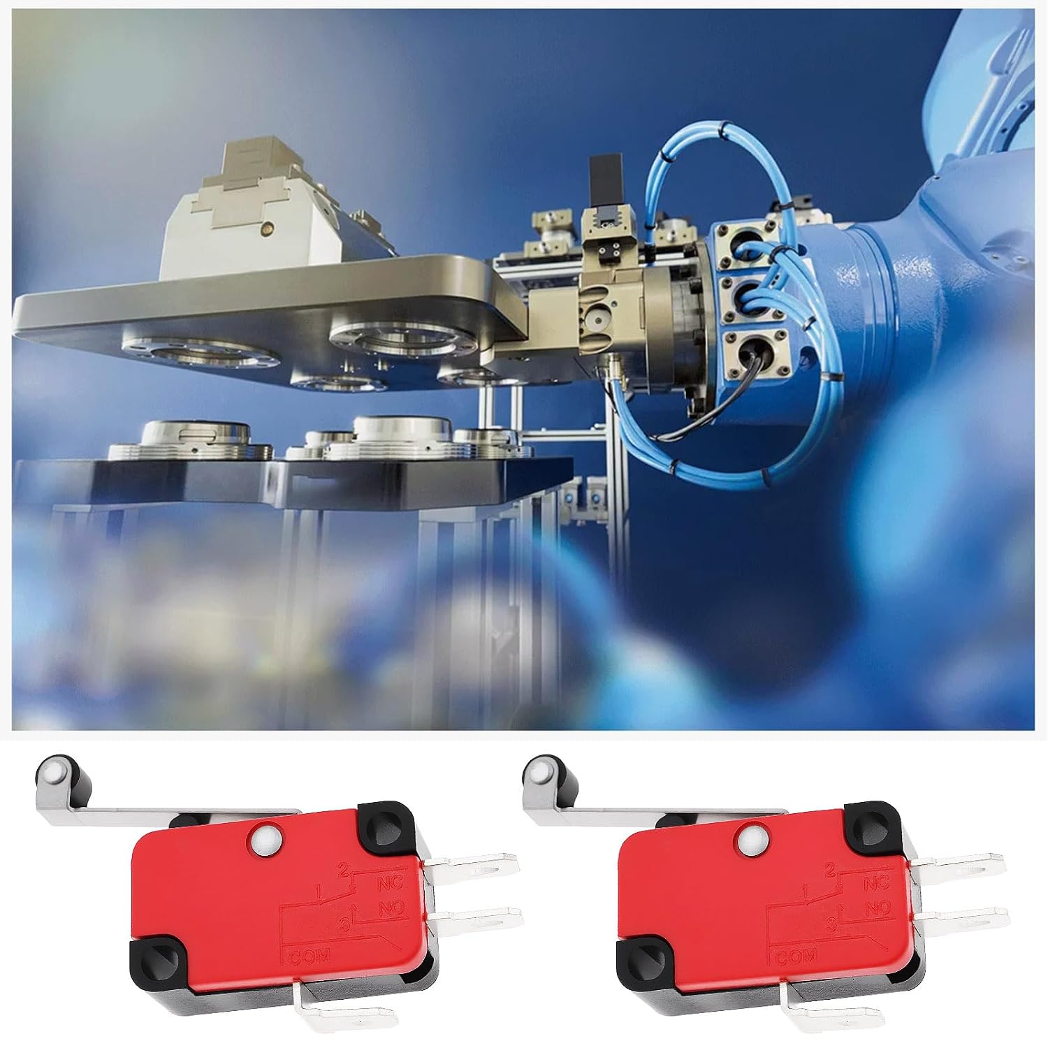10pcs Micro Switches V-156-1C25 15A 125/250VAC Hinge Roller Lever Switch