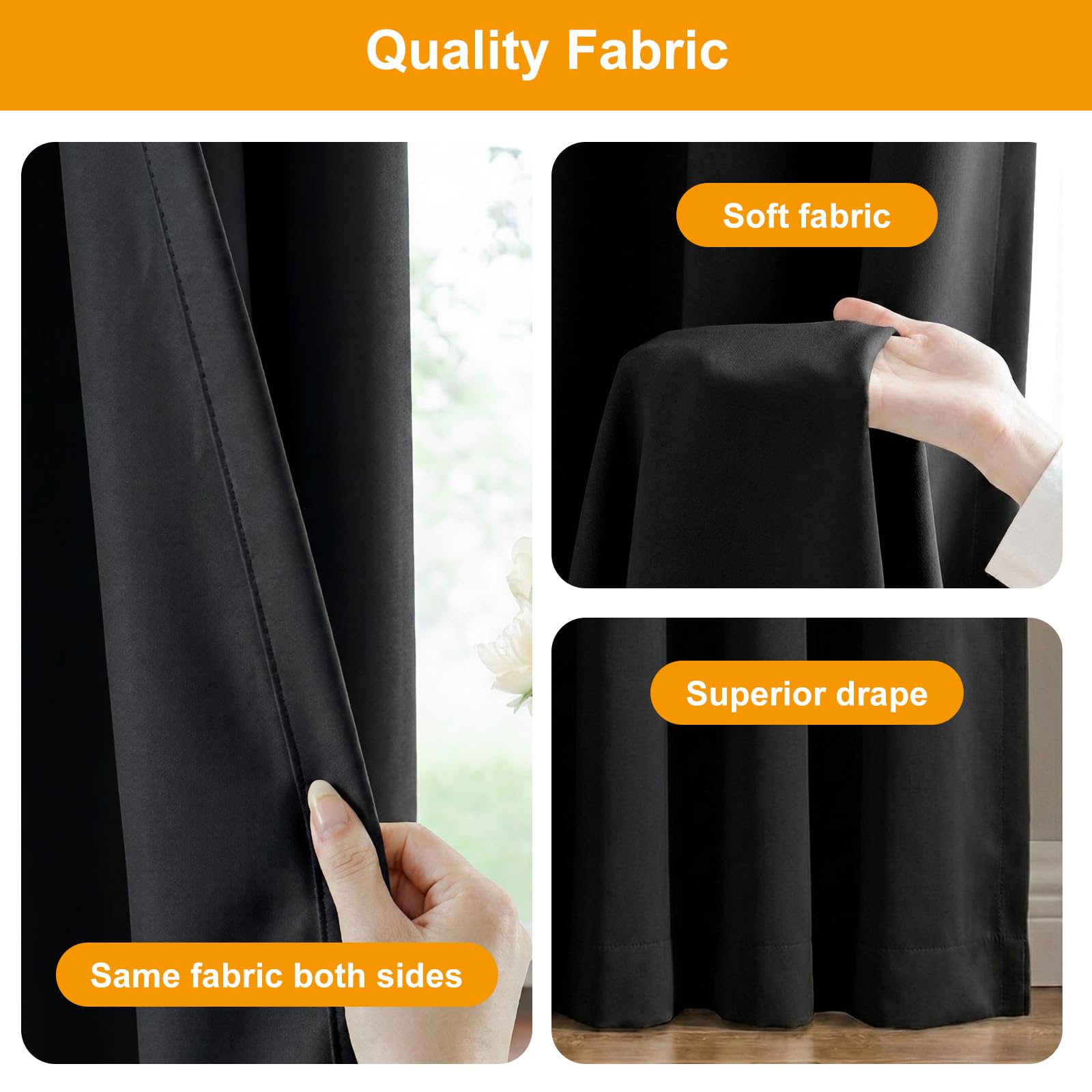 hoeflife Cortinas divisoras de habitación, Cortinas Opacas para Techo con Gancho, Cortinas de Suelo a Prueba de Sonido, Montaje en Techo, rieles divisores de Pared para separación de