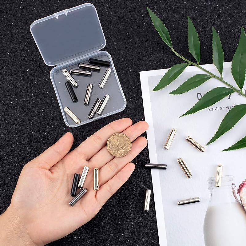 nbeads 24 bucăți capete de șiret cu șurub din aluminiu, 4 culori, capete rotunde pentru repararea și personalizarea șireturilor de pantofi