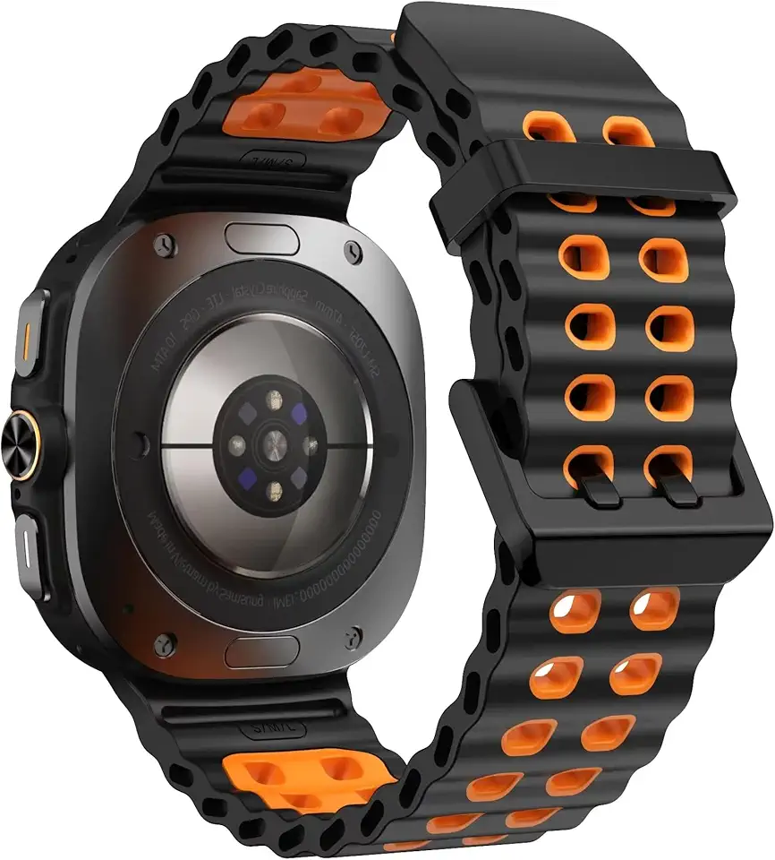 123Smart - Pulseira De Silicone Esportiva Compativel Com Galaxy Watch Ultra 47mm Sm-l700 Sm-l705 - Ajuste Confortável, Resistente à Água e Instalação Fácil
