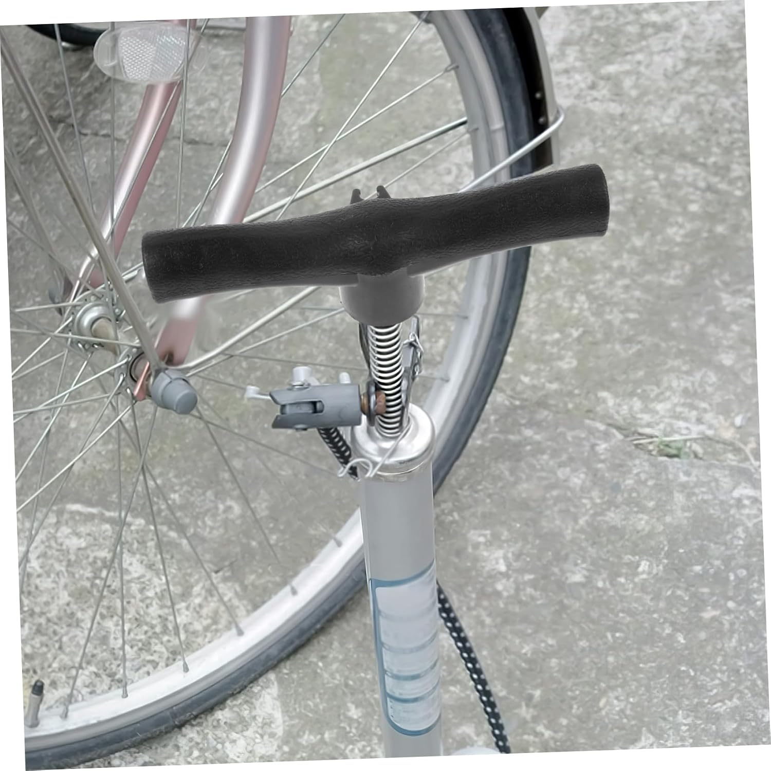 Hand Pump Handle Replacement Ergonomic Inflator Handle for Manual Air Pump Fitting Outdoor Sports Bike Accessory 7.55X2.16X0.98In image 2