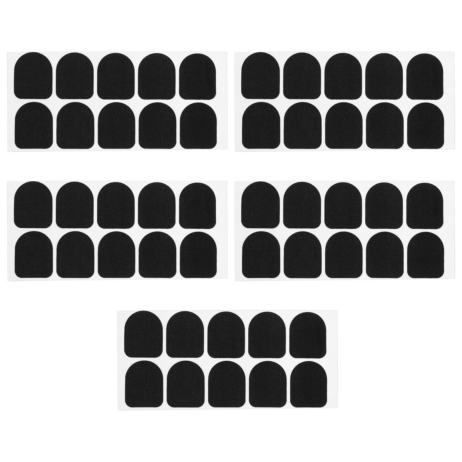 LT Easiyl 5 Sets Gaming Finger Stickers 25x20mm for Most Finger Sizes Black