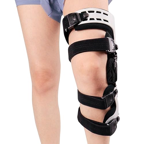 Miniatura 9 de Rodilleras OA Unloader para artritis, osteoartritis, necrosis avascular, artritis reumatoide, hueso en hueso dolor articular de rodilla (derecho,