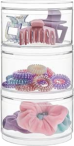 Amazon.com: STORi Bella Stackable Clear Plastic Container (Set of 3 ...