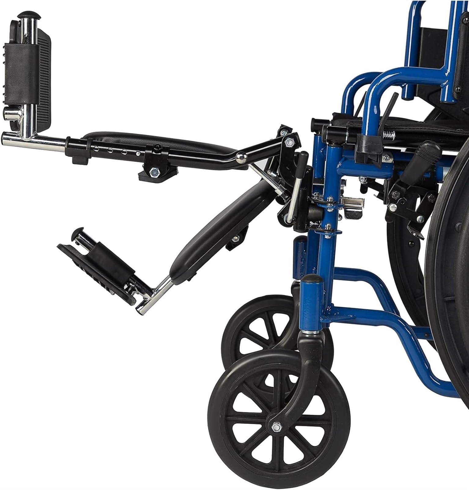 Reposapiés elevadores con soportes acolchados para pantorrillas, piezas universales compatibles con sillas reclinables estándar y de transporte
