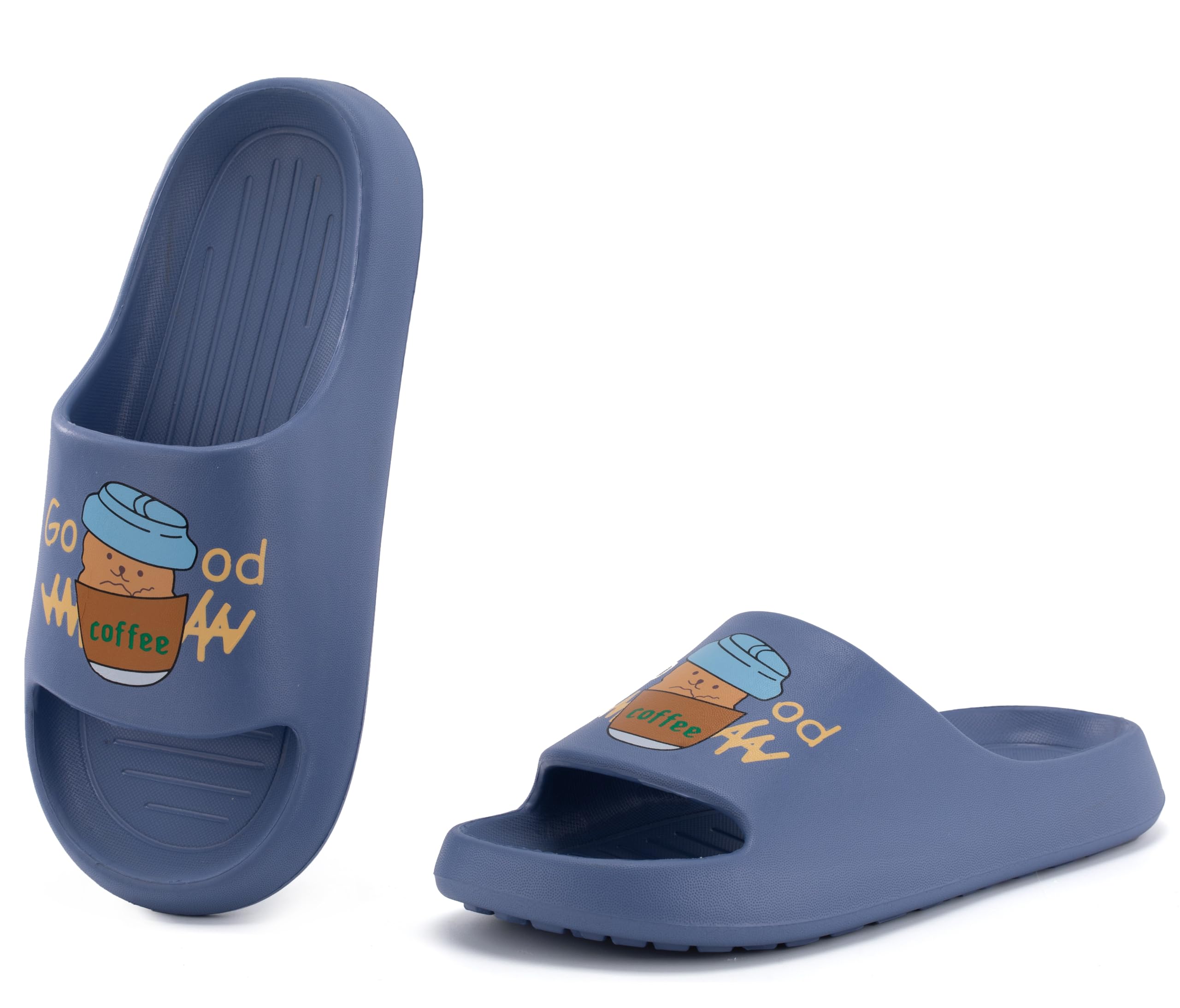Ciabatte Donna in EVA con Stampa Carina Suola Alta 3.5CM Comfortevoli per Casa e Uso Quotidiano WES250389IT - 2