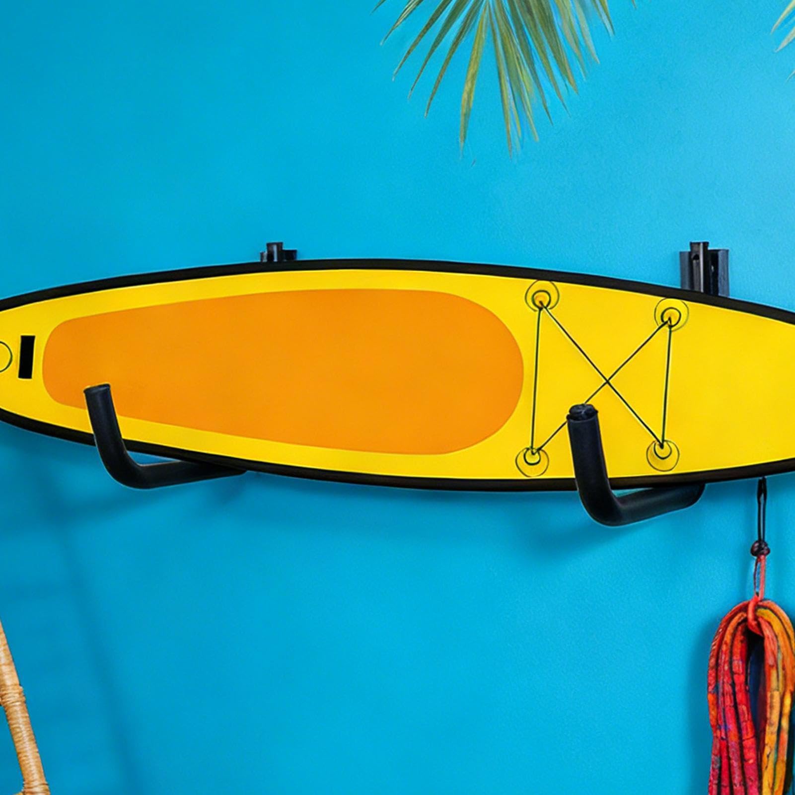 Porta Kayak 1 Paio Supporto A Risparmio Di Spazio | Supporto a Parete per Kayak e Surfboard Per Surfboard, Canoa, Wakeboard, Barca, Bicicletta, , Sport, Casa, Soggiorno,