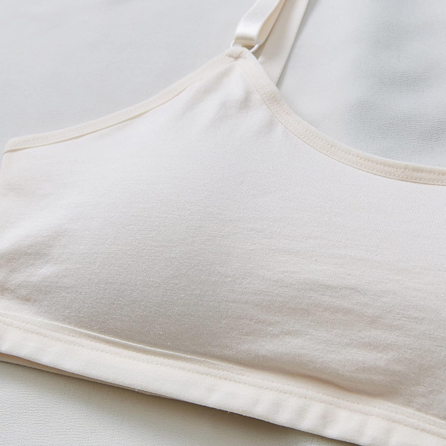 Bras for Girls Training Cotton Bras Wireless Light Padded Sports Bra 8-16 Years Girl's - Image 5