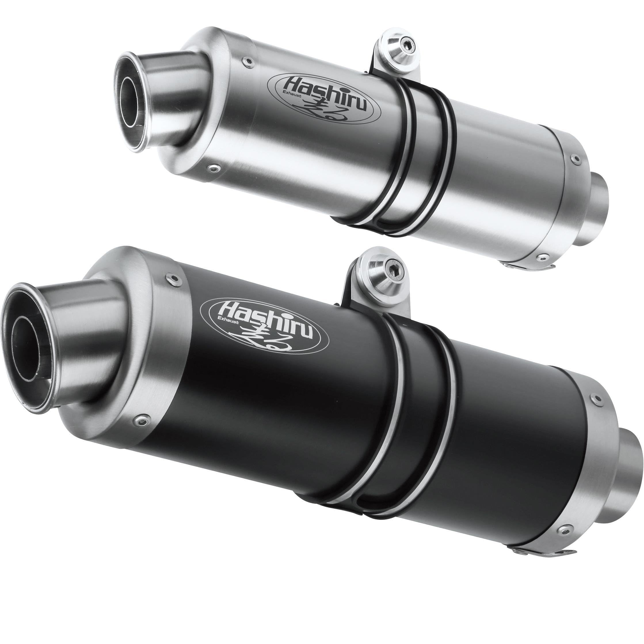 Hashiru Auspuff ST05 Rund – Edelstahl – Mit dB-Killer – Leicht & Robust