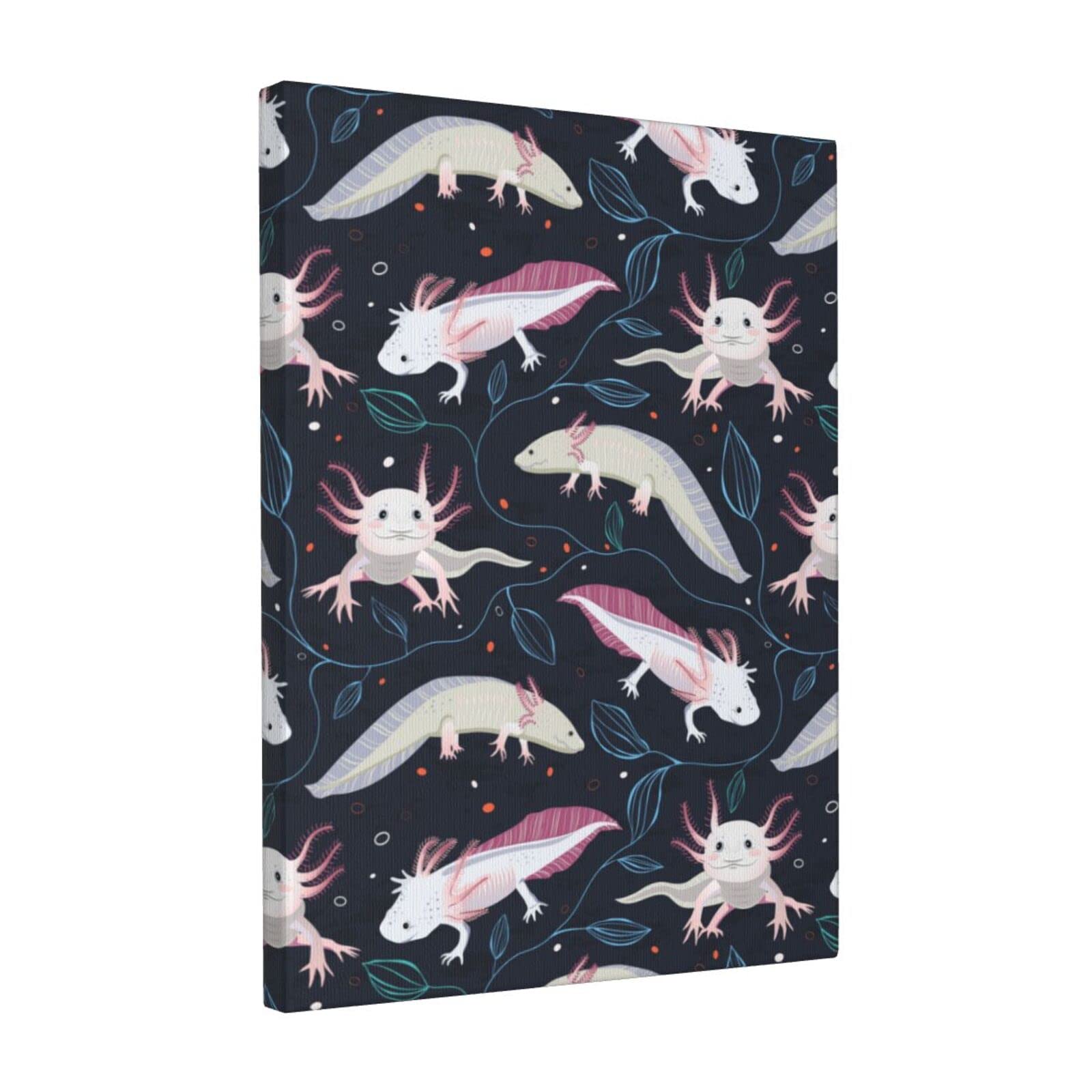 Amazon.co.jp: アートパネル かわいい ウーパールーパー 魚柄 (1 