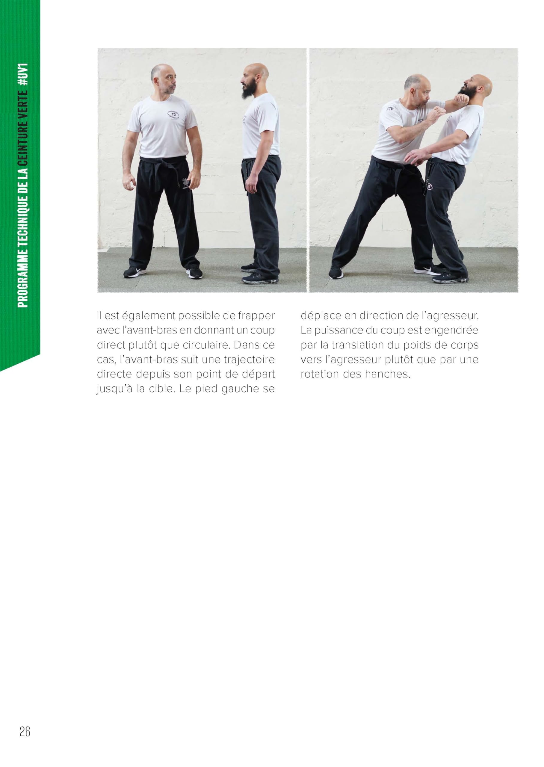 Krav Maga, niveau intermédiaire de self-défense: Programmes officiels des ceintures bleue et verte