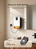 Calefactor de pared inteligente GiveBest, 1500W, calentamiento rápido, eléctrico para interiores, 3 modos de calefacción, termostato ajustable, temporizador de 24h, fácil montaje para dormitorio, oficina, hogar, blanco 7