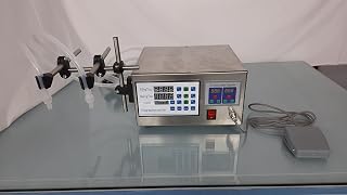 Two/Double Head Table Top Electirc Digital Liquid Filling Machine | Manual & Automatic Control | for Low Viscosity Oil, Mi... Price In India