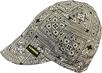 Vista 2 de Gorra de soldadura reversible con estampado bandana (8, azul)