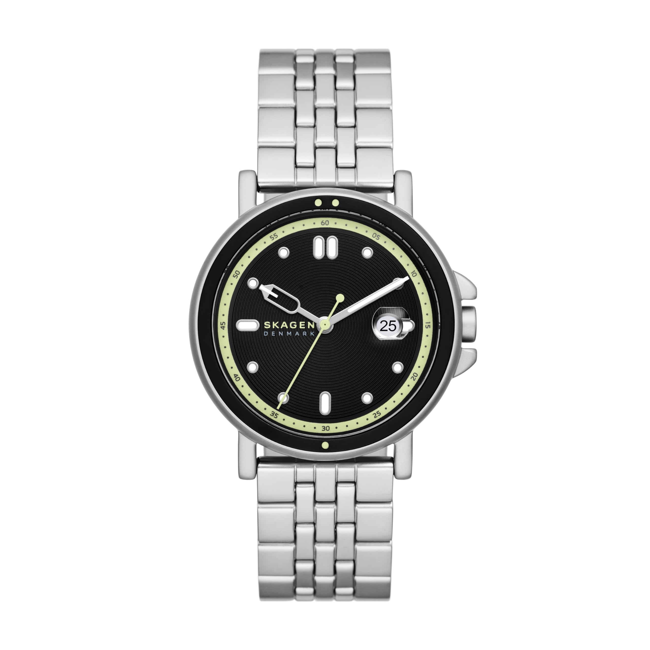 Skagen Stainless Steel Analog Black Dial Men Watch-Skw6919, Silver Band (B0CR5Q92TZ) Amazon Price History, Amazon Price Tracker