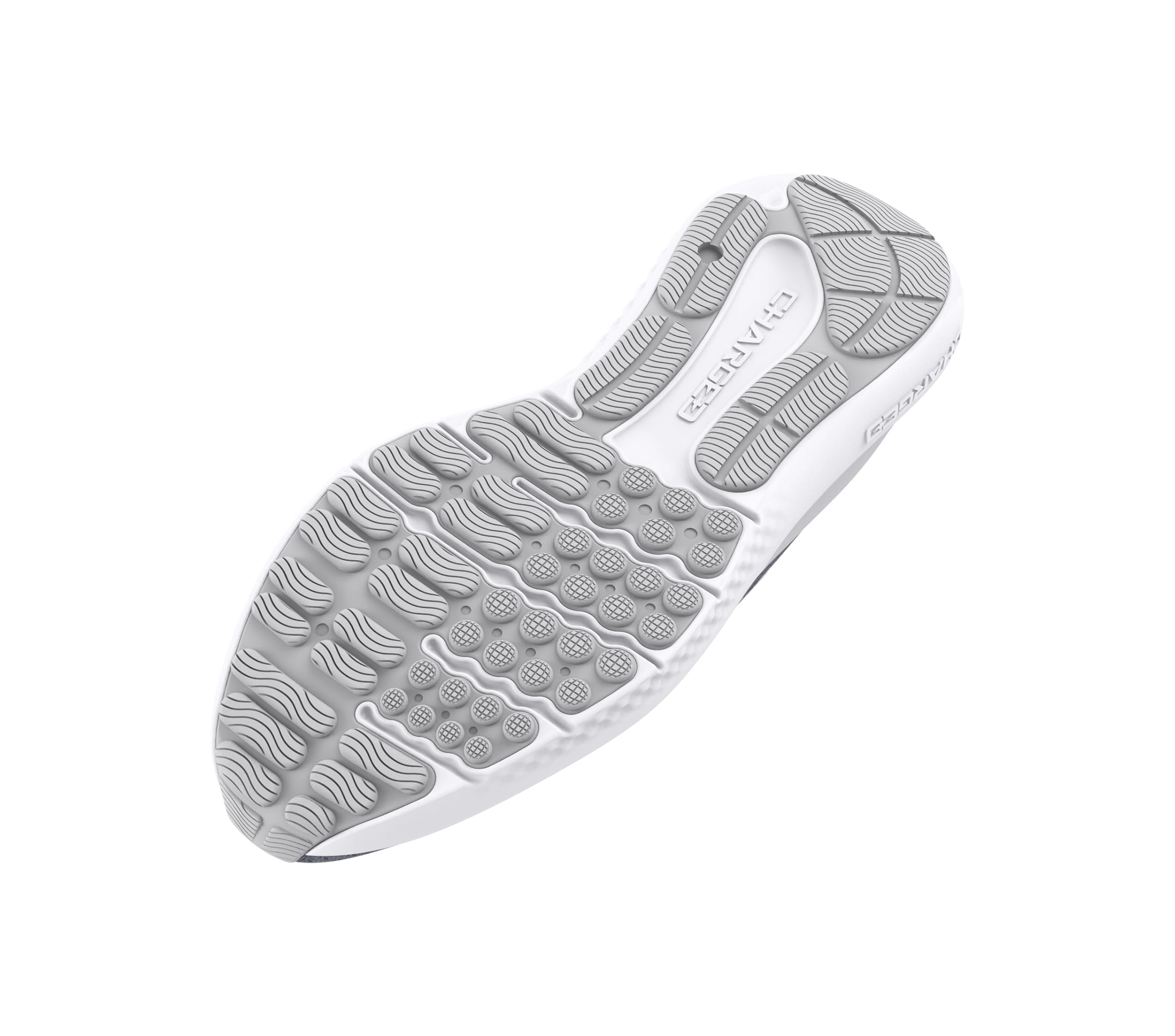 Under Armour UA Charged Surge 4 męskie buty do biegania, Steel Mod Gray White, 43 EU