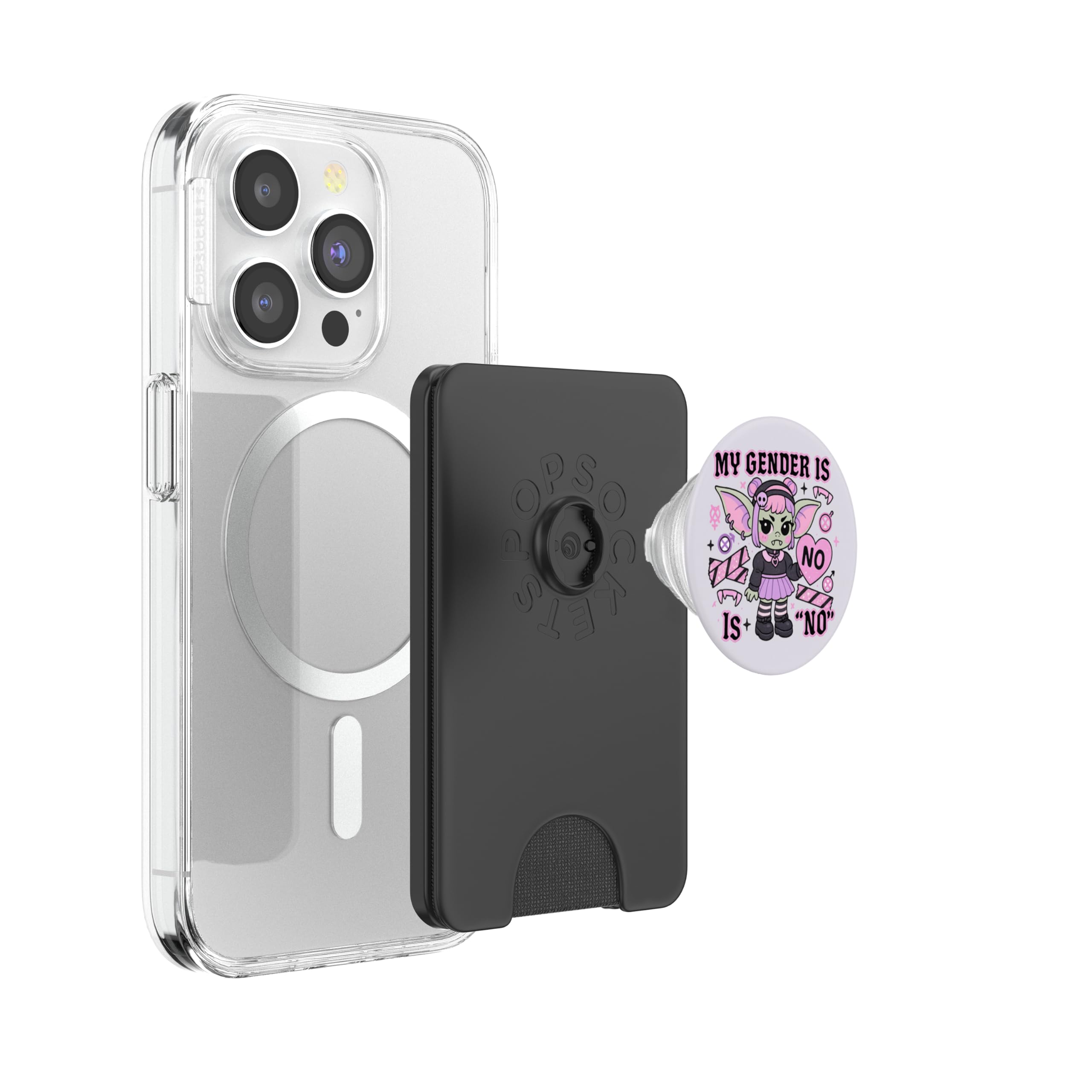 Mi género no es gótico Goblincore Queer Design PopSockets PopWallet para MagSafe