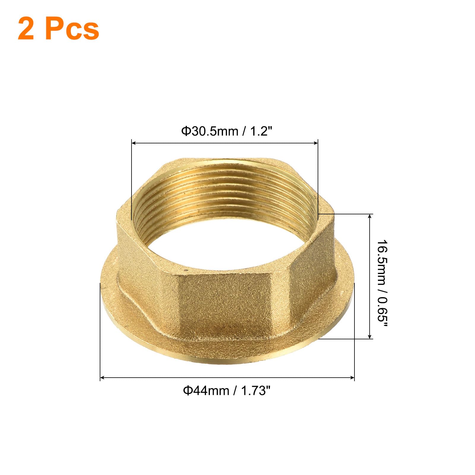 Brass Lock Nuts At Rs 5/piece | Hardware Fitting In Jamnagar | ID