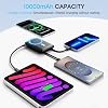 Cargador portátil magnético 10000mAh, banco de energía 22.5W con cable integrado | cargador portátil MagSafe con pantalla LED, batería externa inalámbrica esencial para viajes para iPhone 17/16/15/14/13/12 Android 5