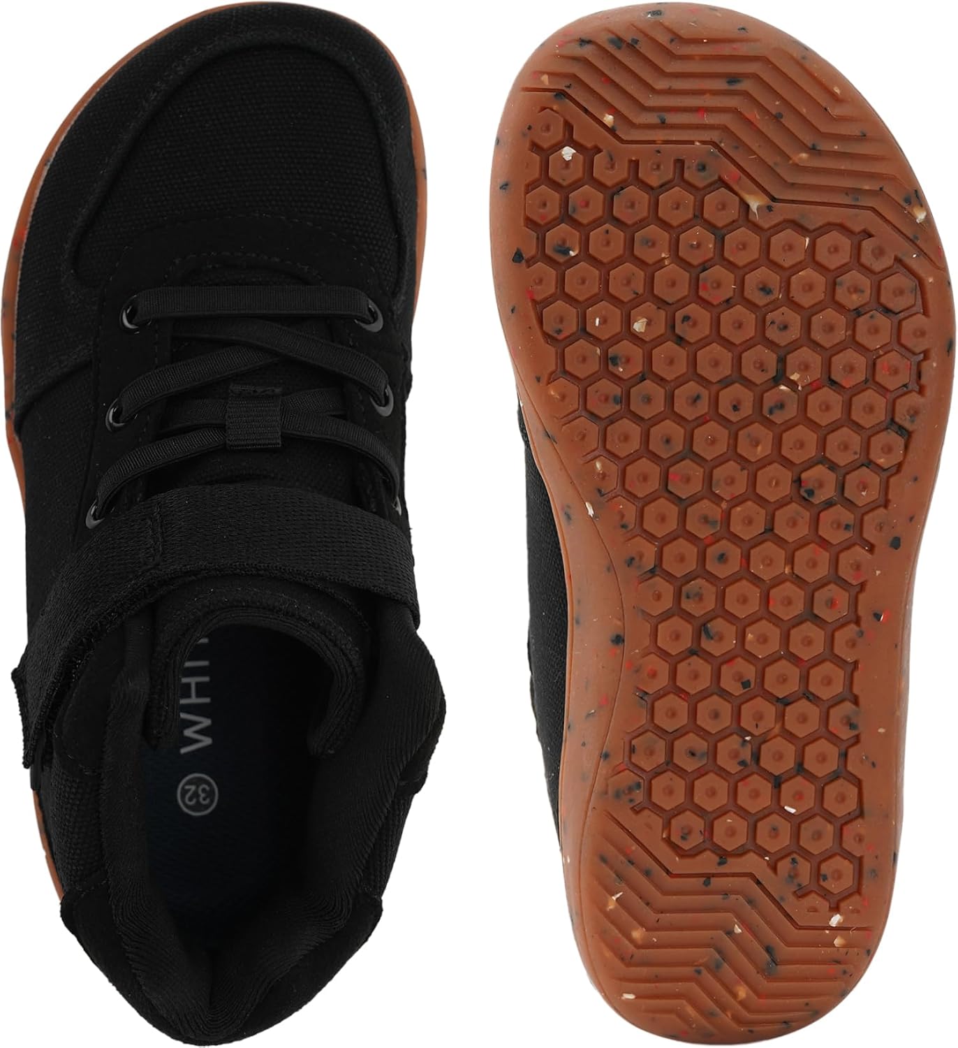 WHITIN High Top Boys/Girls Wide Barefoot Shoes + Zero Drop + Minimalist Sneaker for Little/Big Kids - Image 6