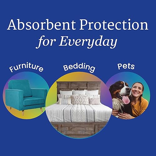 Miniatura 4 de NorthShore Premium, 23 x 36, 25 onzas, almohadillas desechables azules (Chux), grande, caja150 (625s)