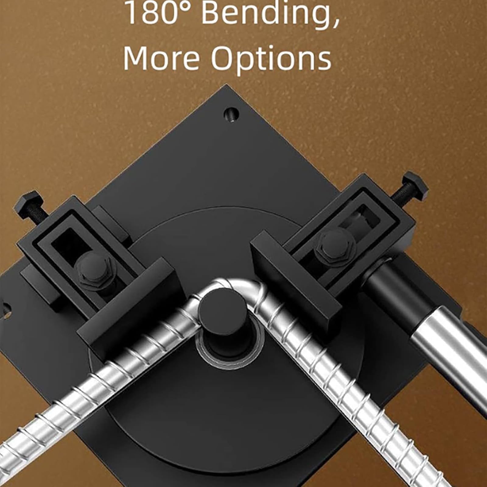 Dobladora manual de barras de refuerzo de 1 a 14 mm, dobladora de acero con disco de rodamiento, curva de 180°, herramienta de construcción portátil