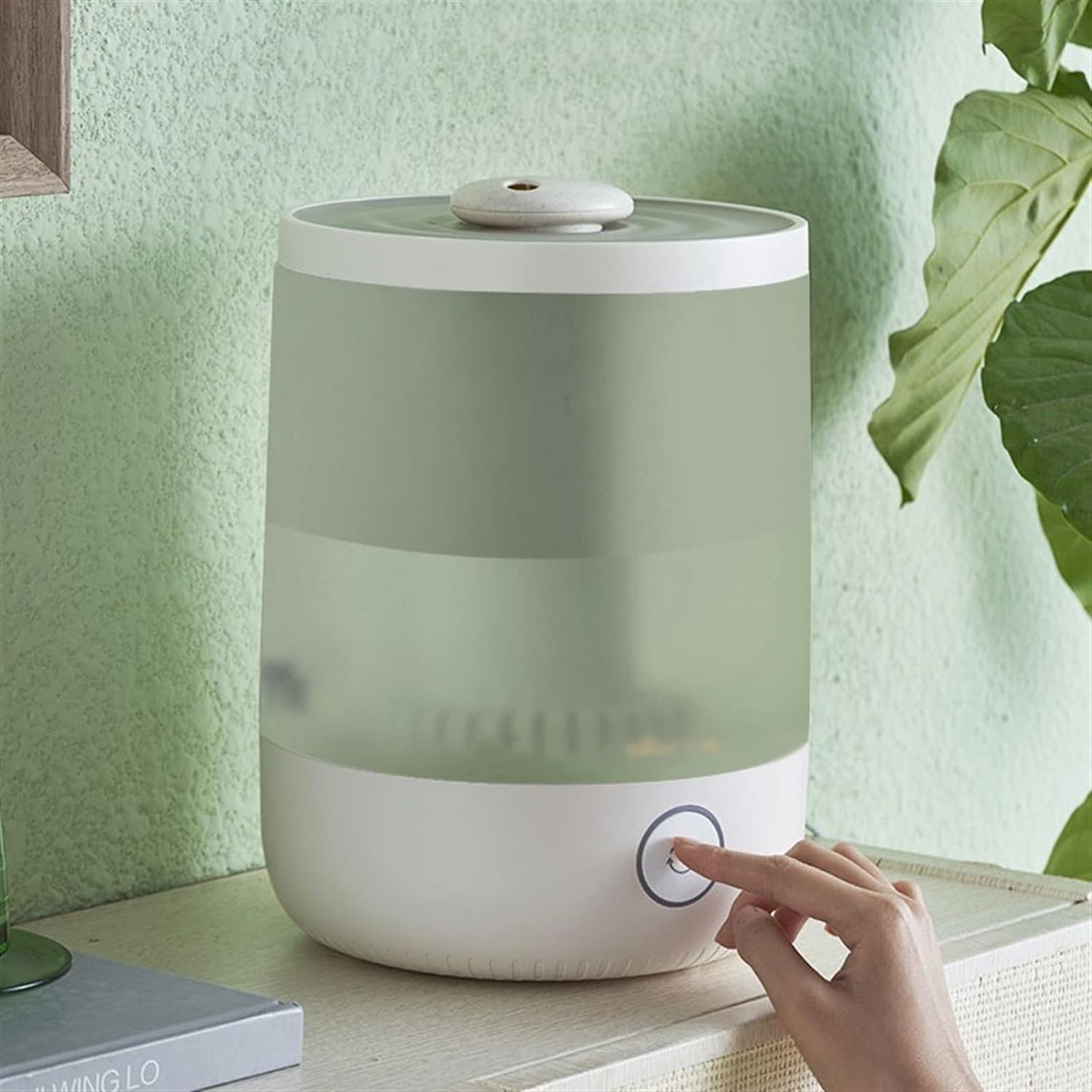 per Uso Domestico Due Livelli di Nebbia Regolabili, l'unità Premium Dura Fino a 16 Ore Umidificatori for Camera da Letto