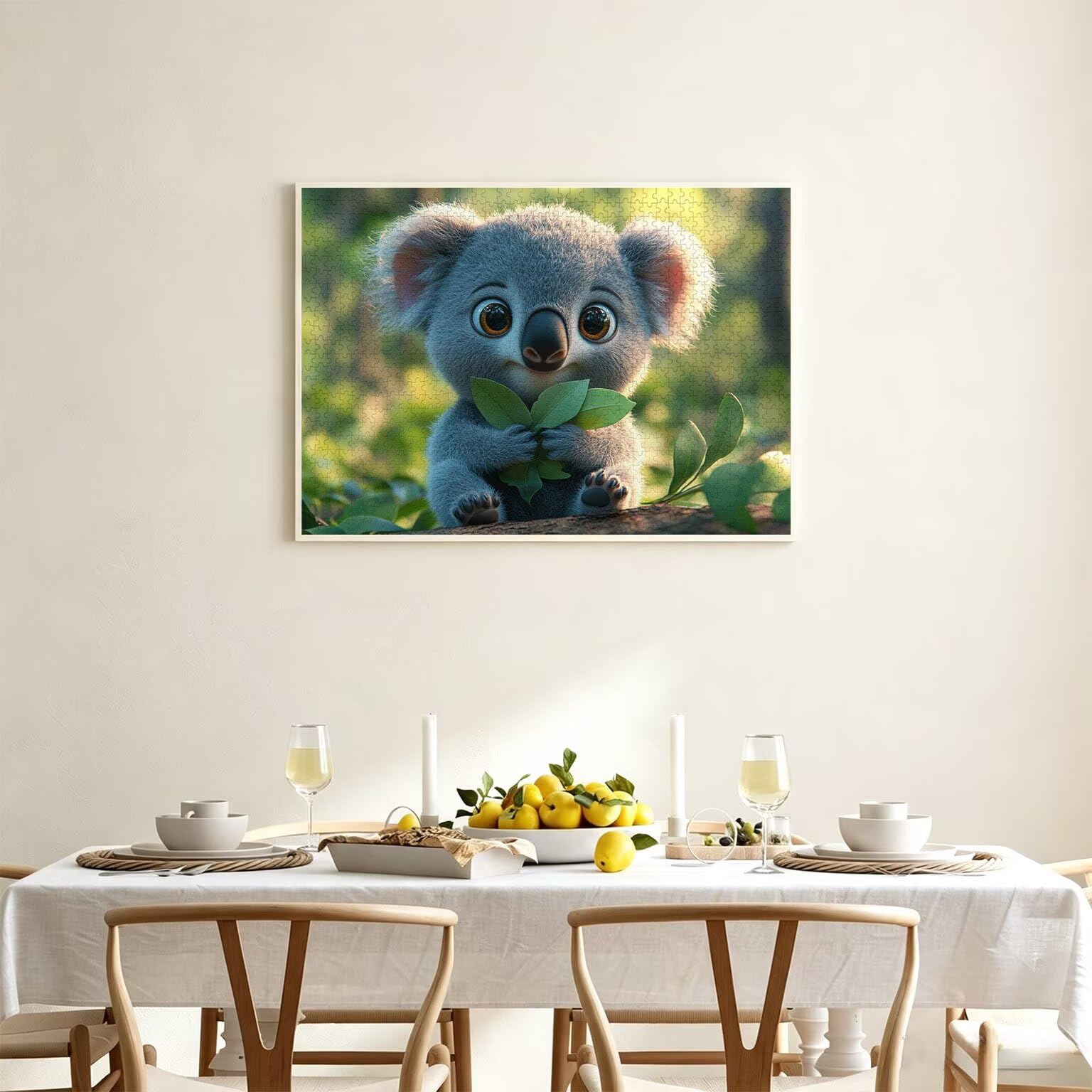 Puzzle dla dorosłych 4000, liście koali, 141 x 87 cm, n-351